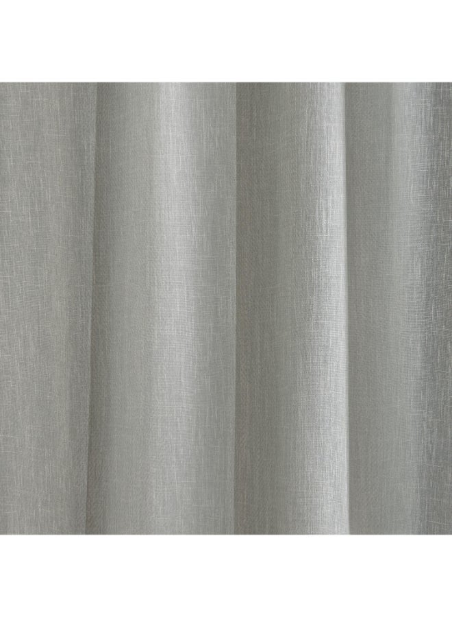 Home Box Extra Long Blackout Lined Curtain Set - Grey - 2 Pieces - Image 3